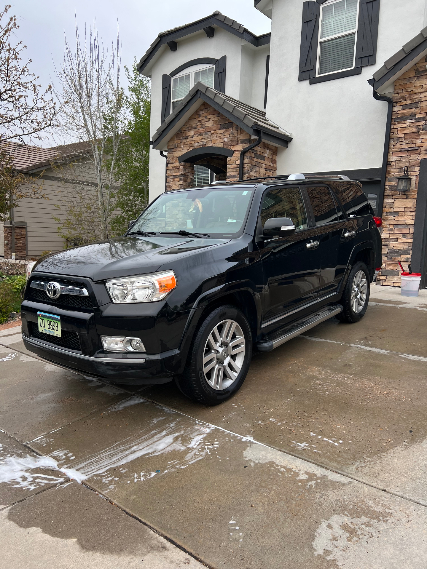 Black Toyota 4Runner detail