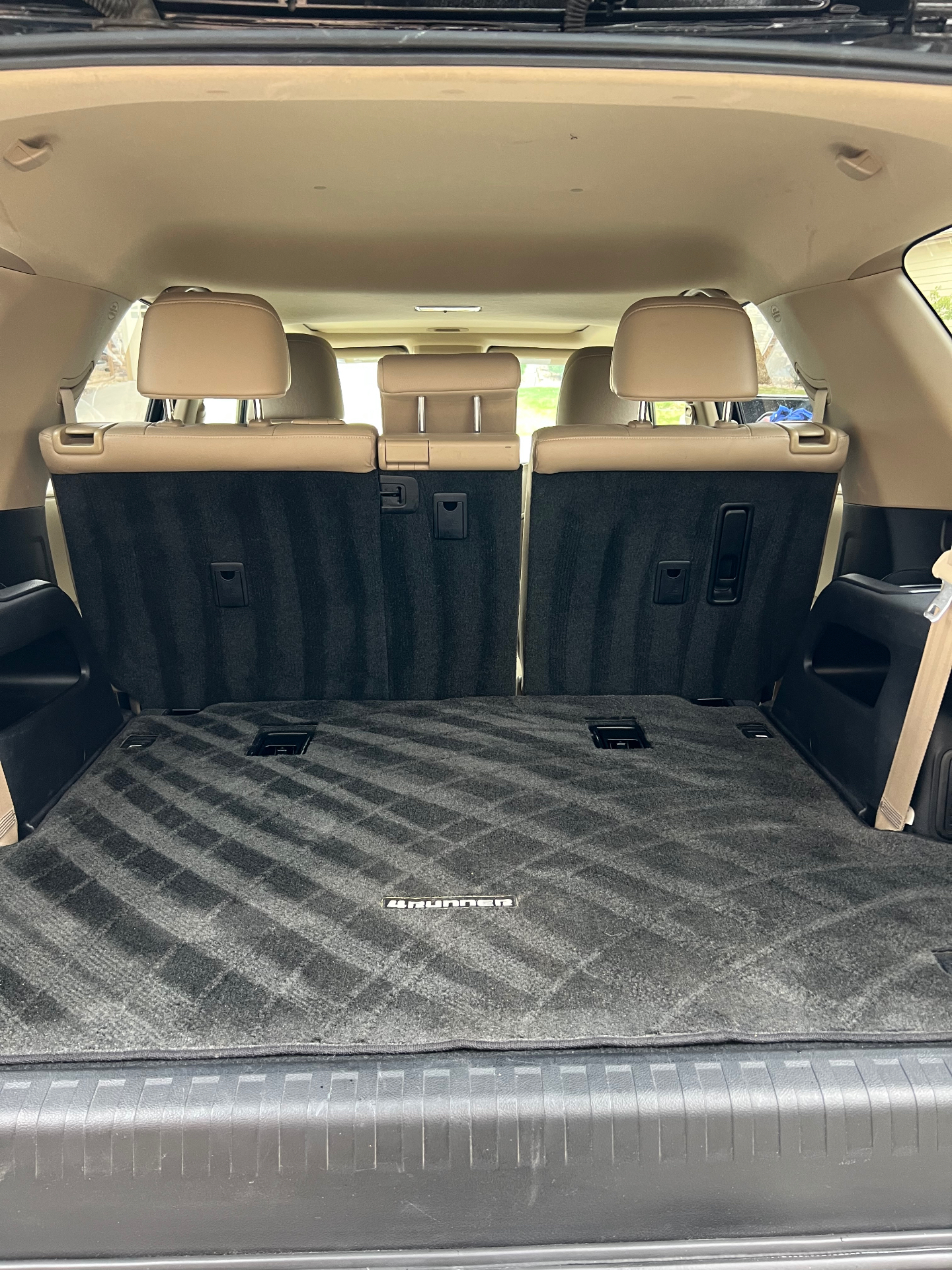 Toyota 4Runner cargo area deep clean