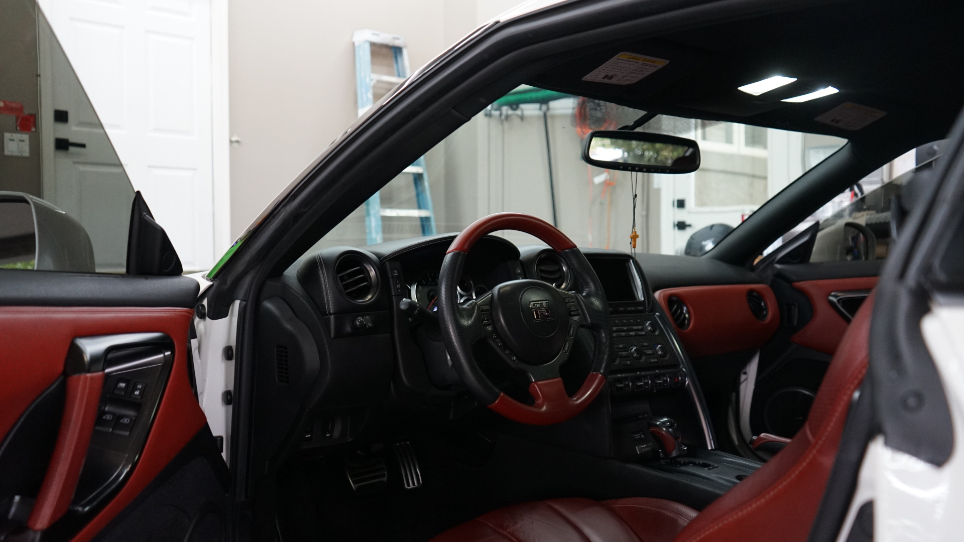 Nissan GT-R interior detail