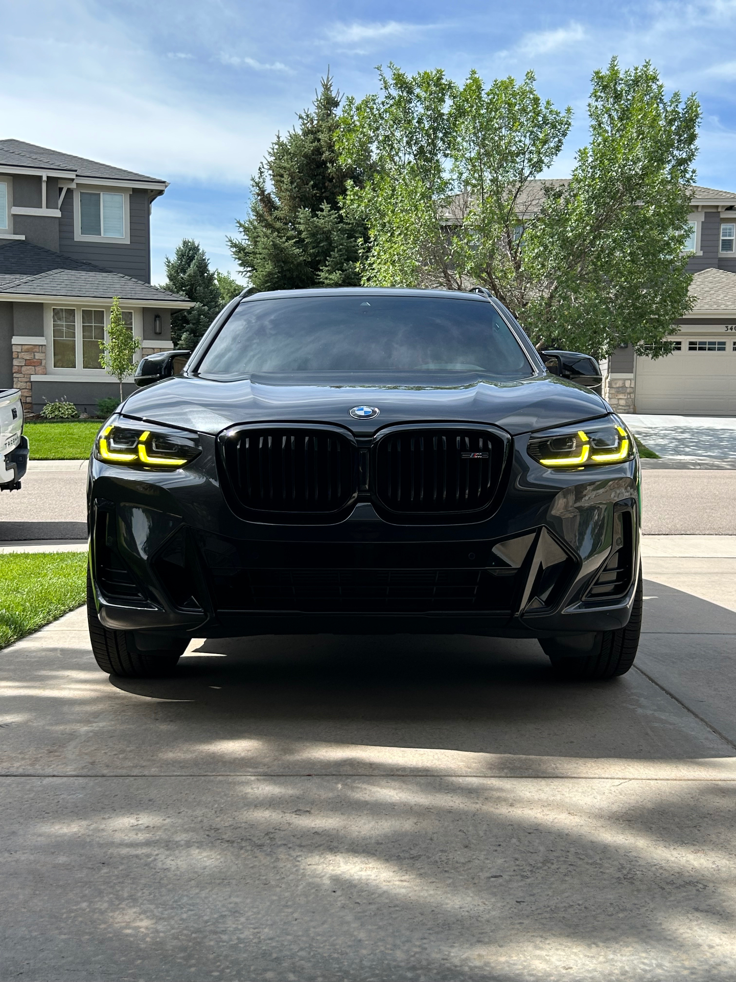 Detailed luxury BMW