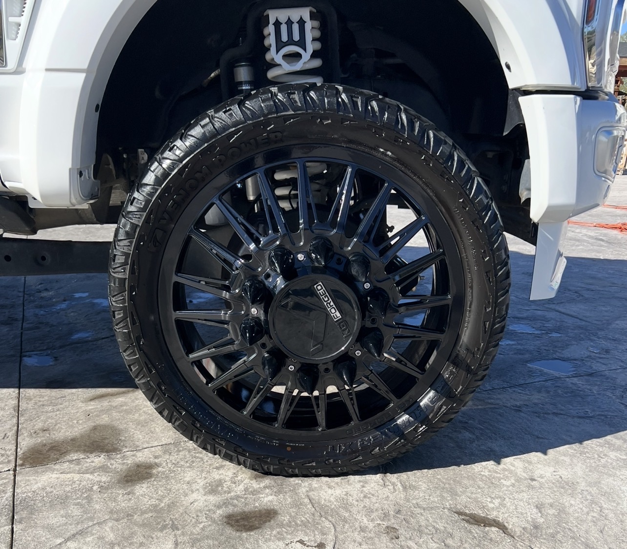 Wheel detail close-up